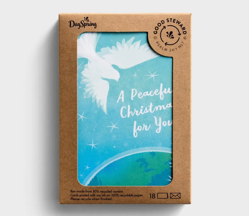 A Peaceful Christmas for You - 18 Christmas Boxed Cards