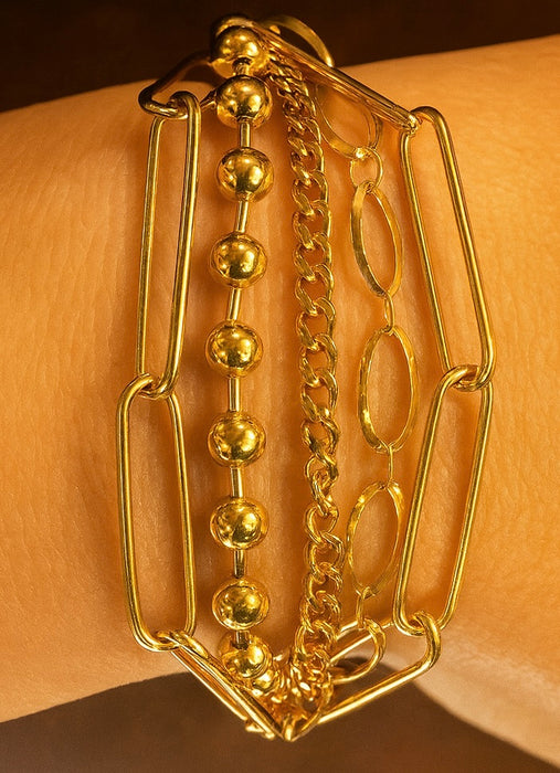 The Fallon Bracelet - 5 Strand in One Bracelet