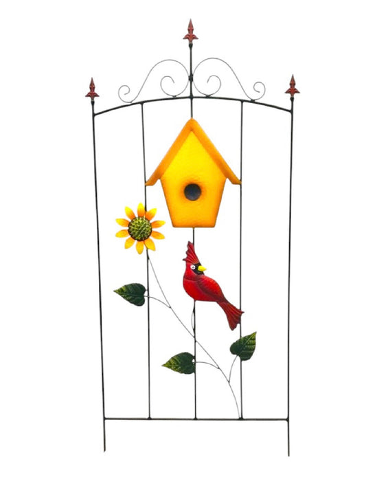 Cardinal Trellis Fence 44"x19". ⚠️ Oversized Item.  Store Pick Up Only! No Shipping.