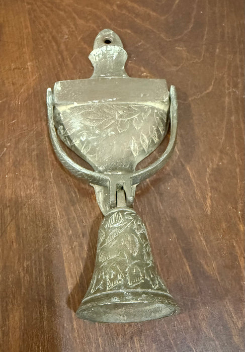 Vintage Brass Etched Door Knocker Bell – Bells of Sarna India