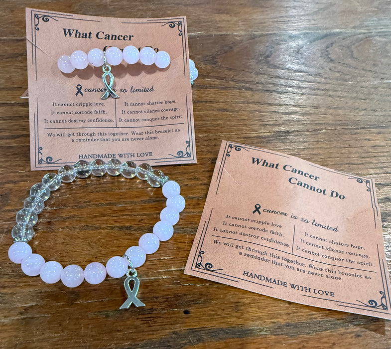 Cancer Awareness Bracelet on Card
