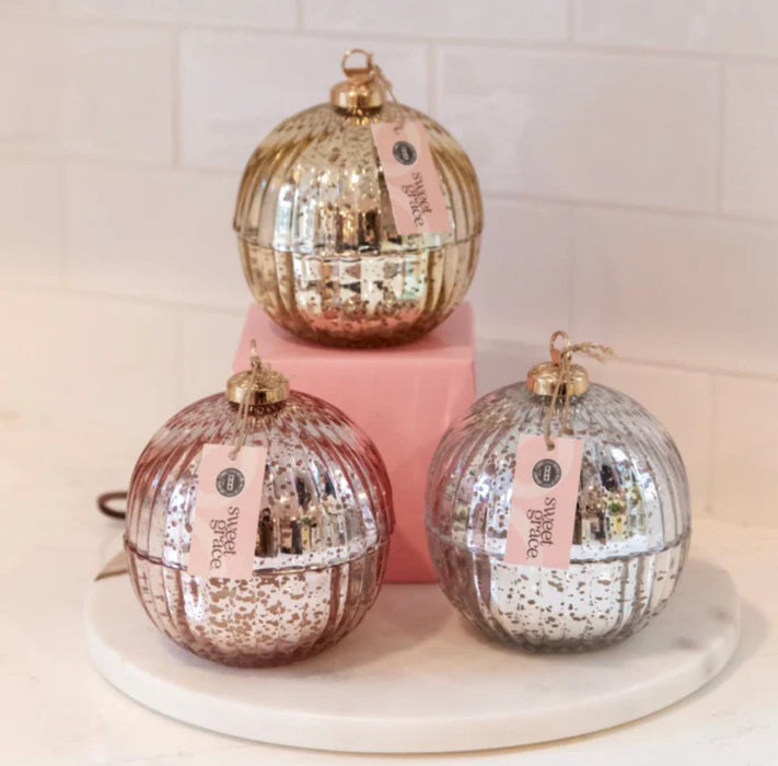 Sweet Grace Ornament Candles - 3 Colors!