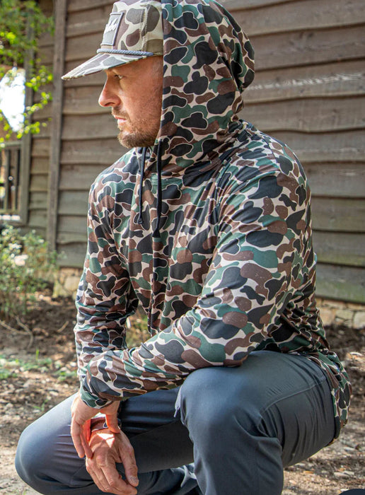 Burlebo Throwback Camo Performance Hoodie