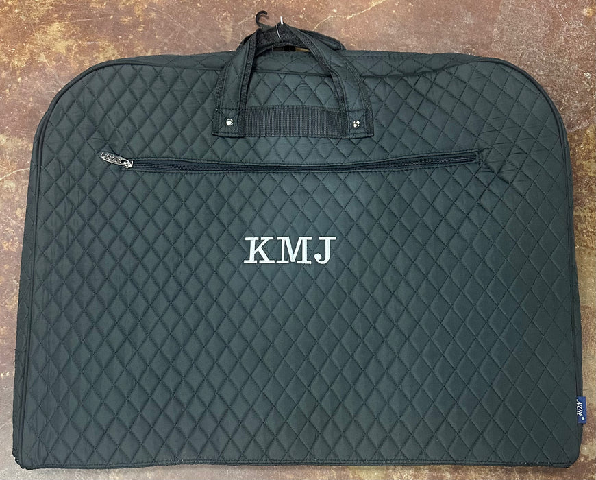 Quilted Garment Bag - 2 Colors! *Personalization Can Be Added for an Additional $10!*