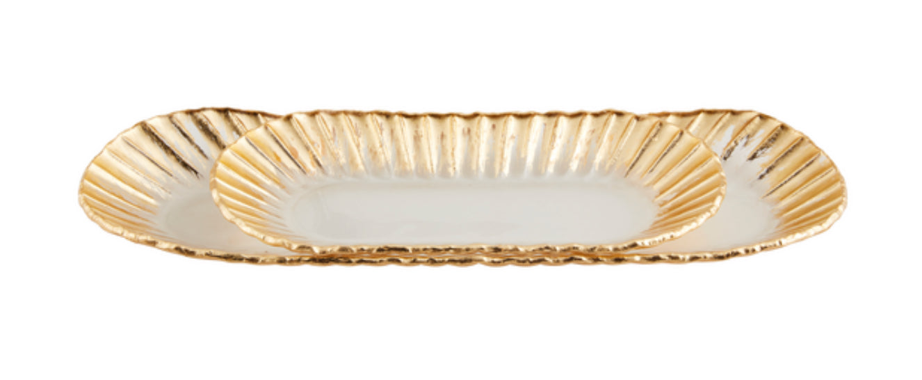 Gold Edge Trays - 2 Sizes!