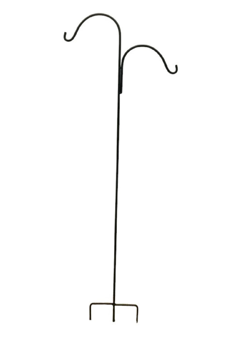 Double Shepherd Plant Hook 59". ⚠️ Oversized Item.  Store Pick Up Only! No Shipping.