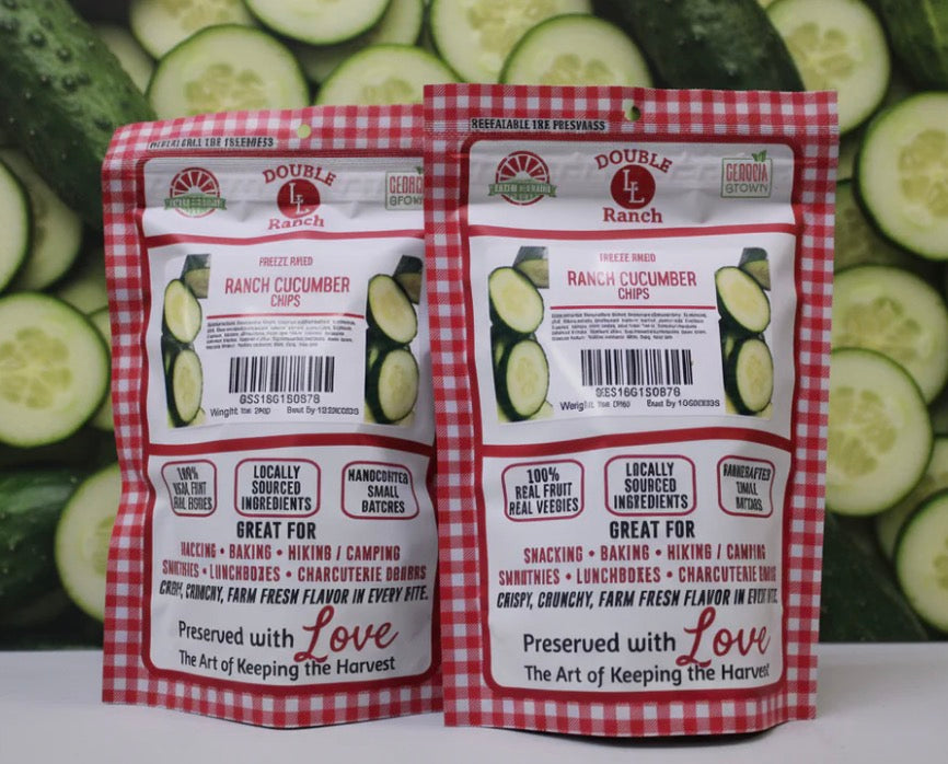 Freeze Dried Ranch Cucumber Chips