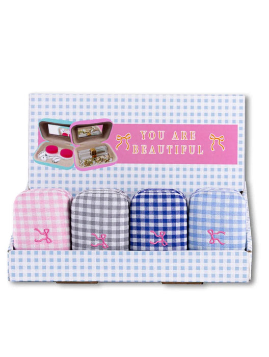 Gingham Small Jewelry Box by Simply Southern.