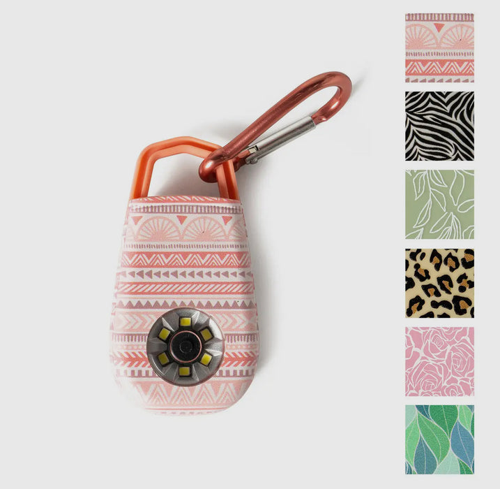 Mayday Ultra Flash.  Personal Alarm with Light.  The perfect keychain or purse clip for emergencies! 6 colors.