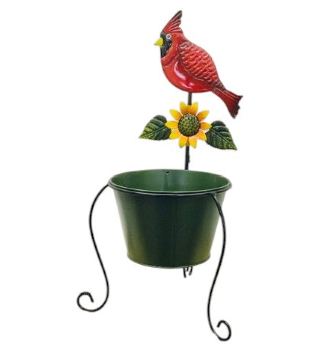 Cardinal Planter 20"x10" ⚠️ Oversized Item.  Store Pick Up Only! No Shipping.