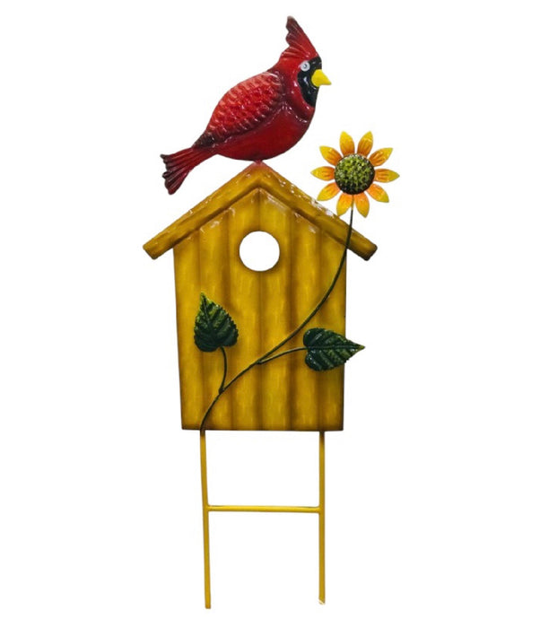 Birdhouse Sign on Two Poles 29"x10". ⚠️ Oversized Item.  Store Pick Up Only! No Shipping.