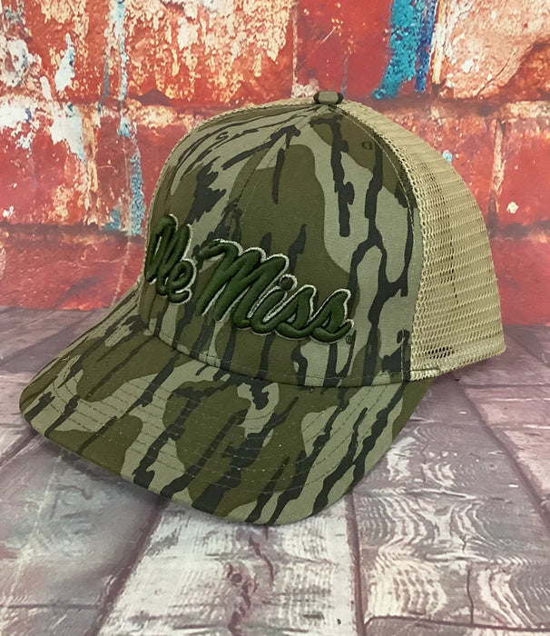 Script Ole Miss Puff Camouflage Hat