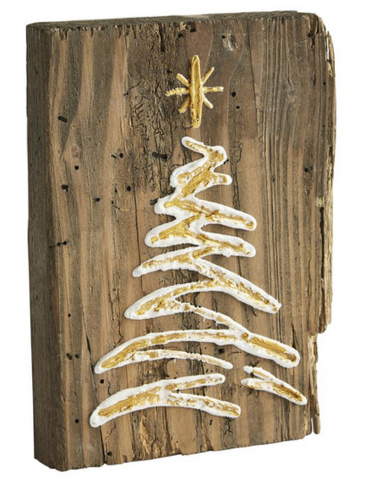 Christmas Tree Reclaimed Plaque