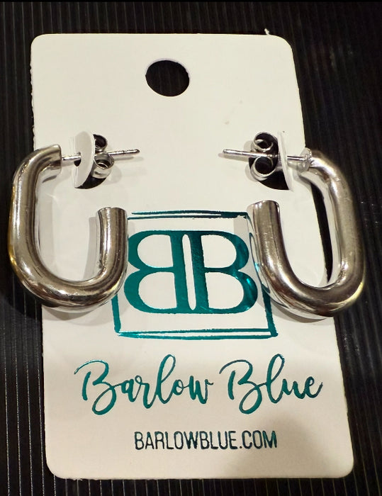 Stainless Steel Waterproof Chunky Hoop Earrings