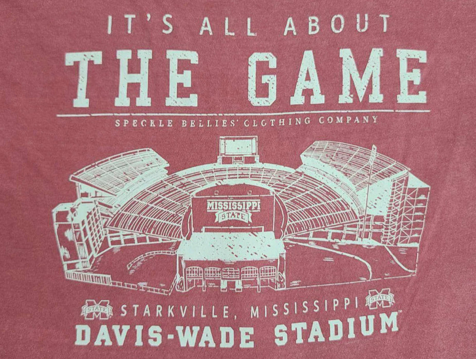 Mississippi State MSU The Game Tee.  Davis Wade Stadium