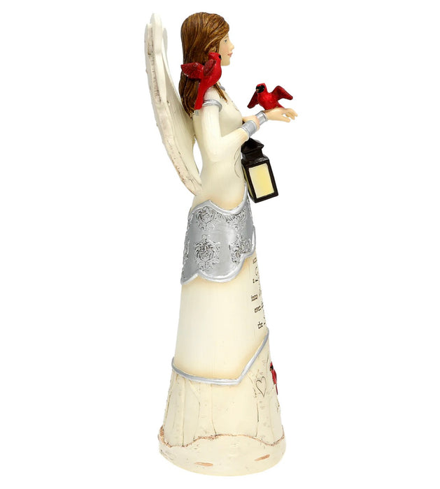 Light Remains - 9" Angel Holding Lantern
