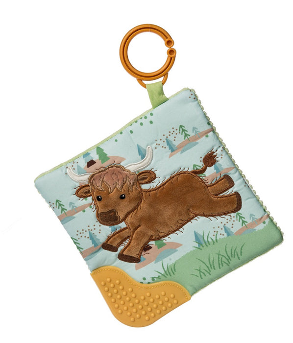 Hetty Highland Cow Crinkle Teether