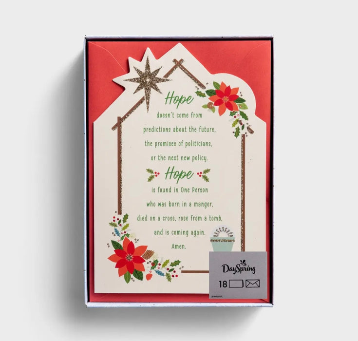 Hope In a Manger - 18 Christmas Boxed Cards, CSB