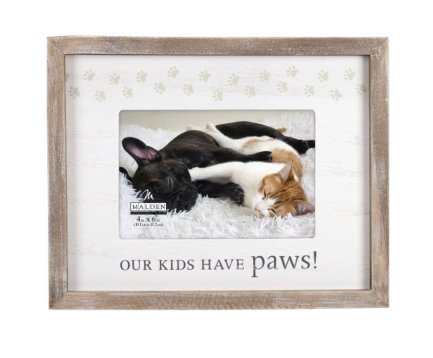 Our Kids Have Paws (4x6) Picture Frame