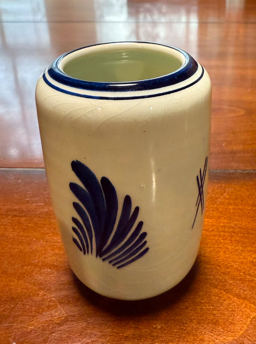 Vintage Delfts Holland Blue & White Small Vase.  3.5” Tall