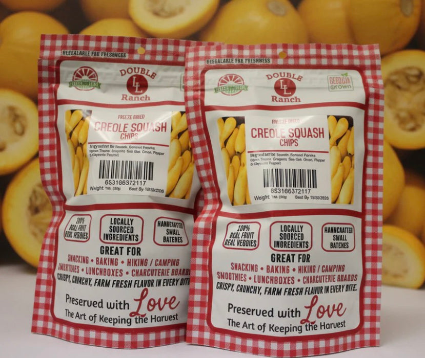 Freeze Dried Creole Squash Chips
