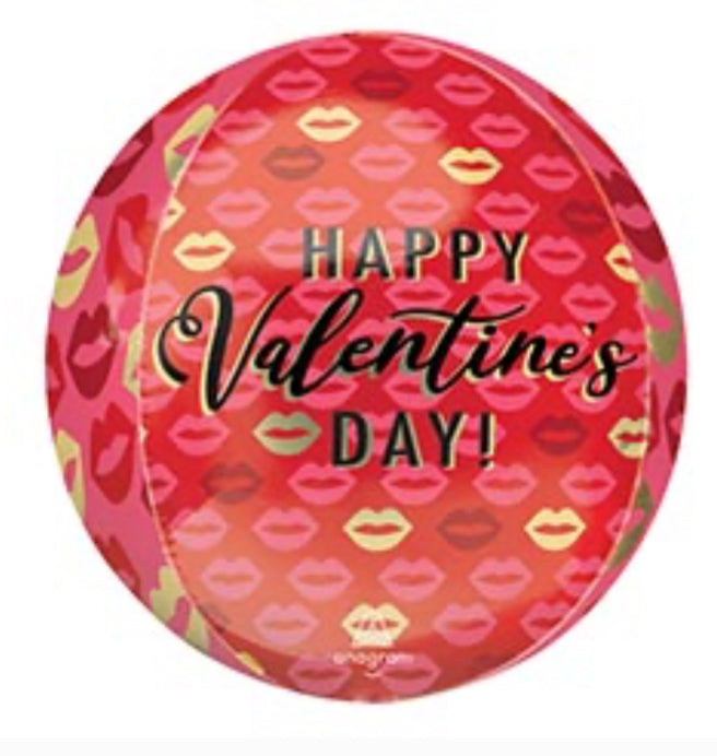 Valentine's Day Balloons.  Price Includes Inflating with Helium.