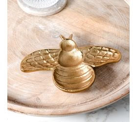 6.75" Gold Bee Dish