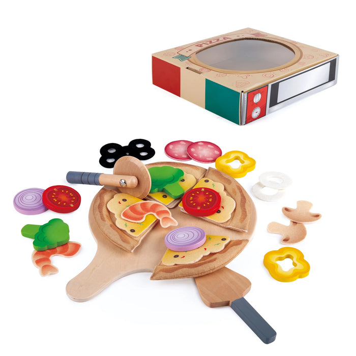 Kitchen Perfect Pizza Food Playset, 2-In-1 Pizza Oven & Delivery Box, 29 Pieces