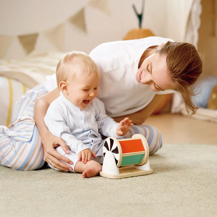 Baby Spinning Drum with Mirror
