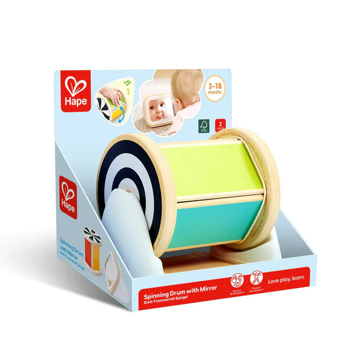 Baby Spinning Drum with Mirror