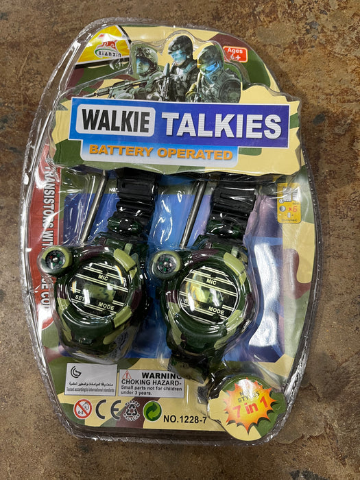 Camo Walkie Talkie's- Set of 2