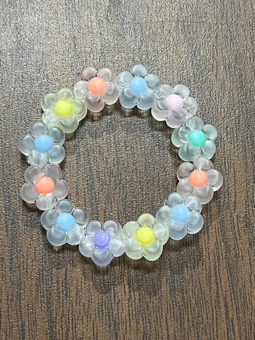 Kid's Daisy Colorful Beaded Bracelet- 3 Styles Available!