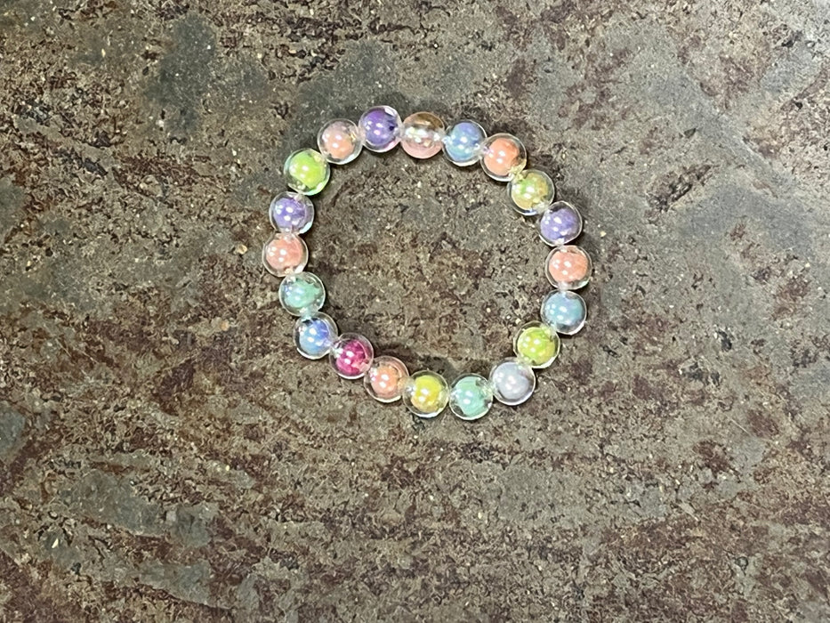 Kids Luminous Love Sugar Cloud Beaded Bracelet