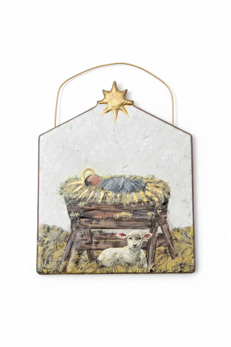 Hanging Wooden Nativity Ornaments- 4 Styles Available!