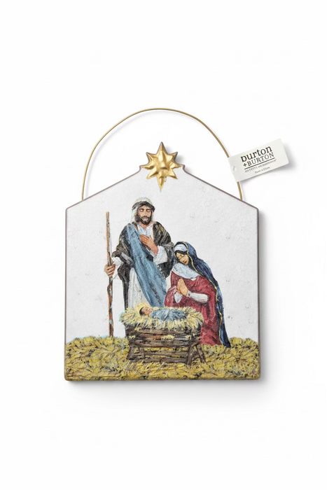 Hanging Wooden Nativity Ornaments- 4 Styles Available!