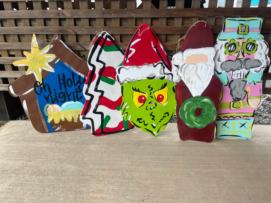 Christmas Door Hangers - 5 Styles!