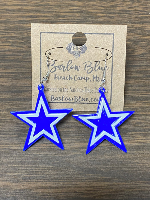 WCS Acrylic Star Earrings