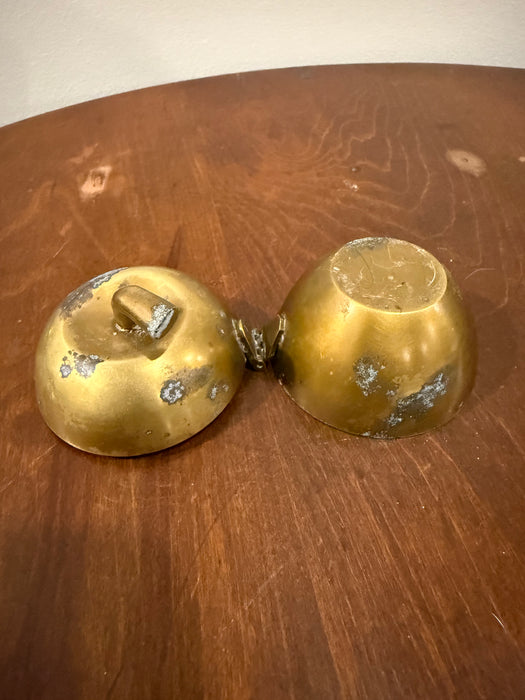 Vintage Brass Apple Trinket Holder – Jewelry or Keepsake Hinged Box