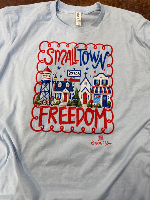 Small Town Freedom Tee.  Customized with YOUR Zip Code.  $15 Doorbuster Deal for our 25th Anniversary Sale June 6, 7 & 8!