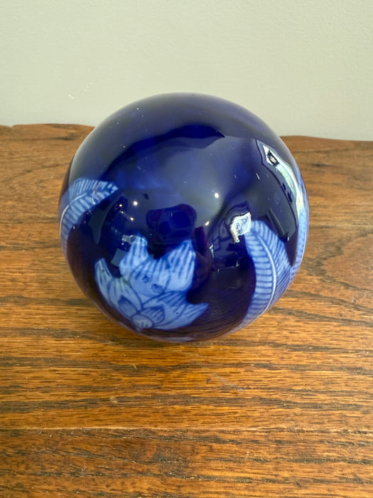 Blue & White Decorative Ceramic Balls