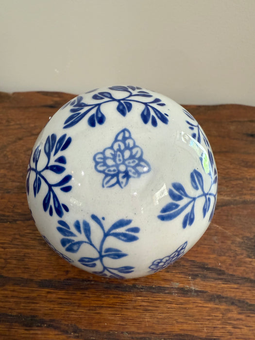 Blue & White Decorative Ceramic Balls