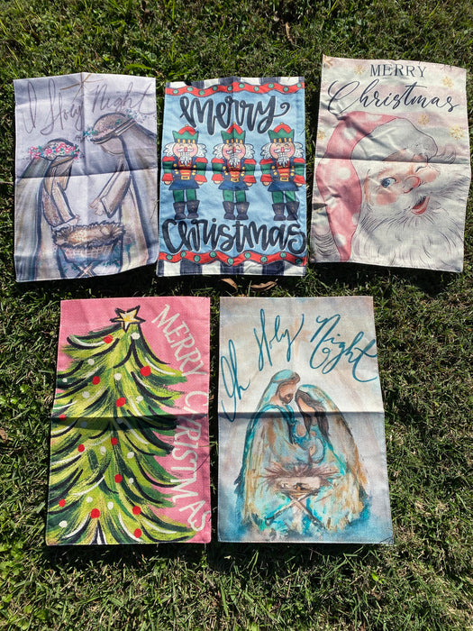 Christmas Garden Flags