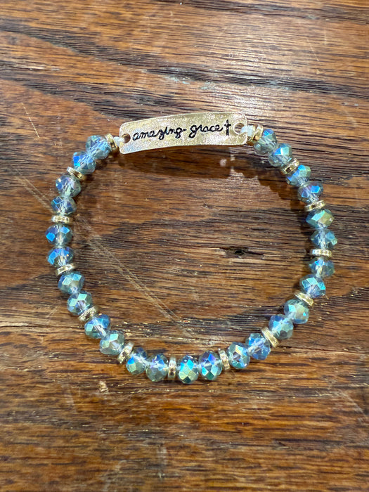 Rondelle Beaded Stretchy Bracelets w/ Medium sized Beads