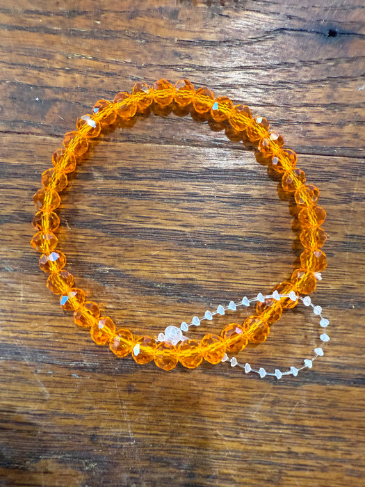 Rondelle Beaded Stretchy Bracelets w/ Medium sized Beads