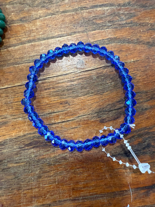 Rondelle Beaded Stretchy Bracelets w/ Medium sized Beads