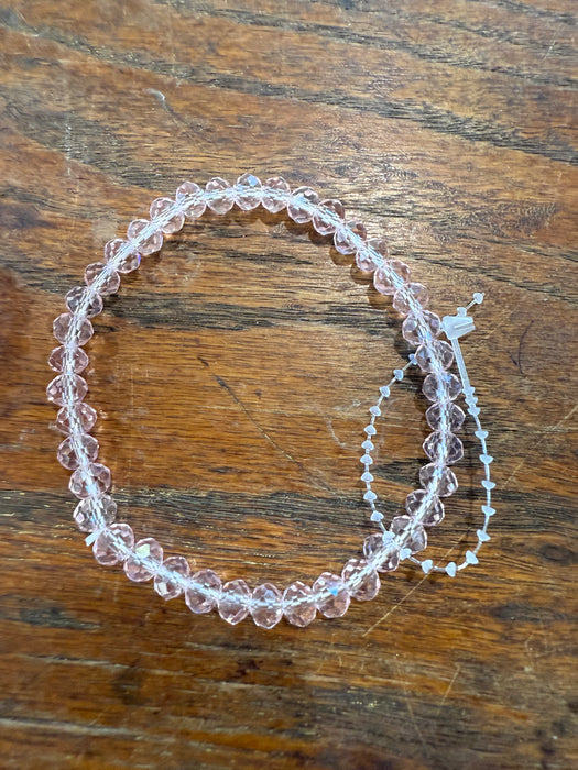 Rondelle Beaded Stretchy Bracelets w/ Medium sized Beads