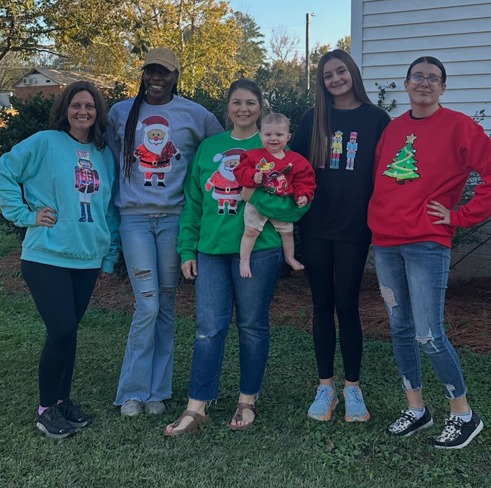 Sequin Christmas Sweatshirts