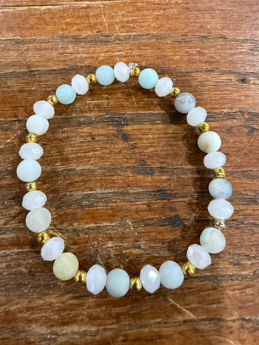 Assorted Beaded Stretchy Bracelets.  Sold Individually.