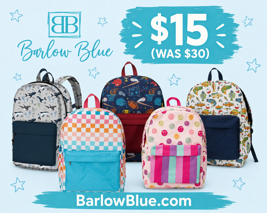 Kids Backpack - $15 each (was $30)