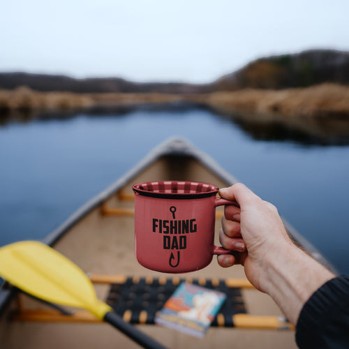 Fishing Dad 18oz Coffee Cup — Barlow Blue